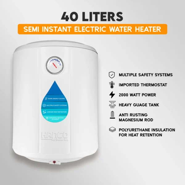 Hanco -  Smart Electric Geyser 40L