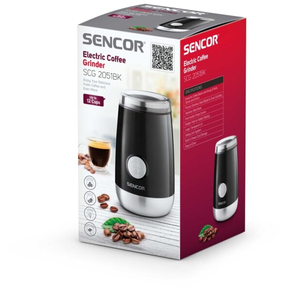 Sencor - Electric Coffee Grinder SCG 2051BK - Image 3