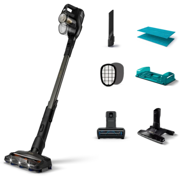 Philips - 8000 Series Aqua Plus Cordless Vacuum XC8347/61
